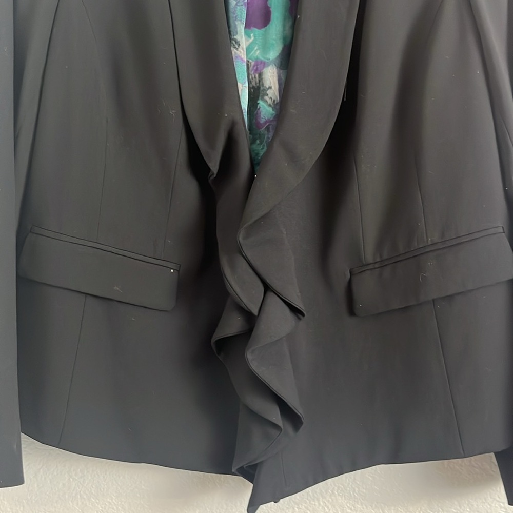 Anne Klein Black Blazer Jacket - Picture 2 of 11